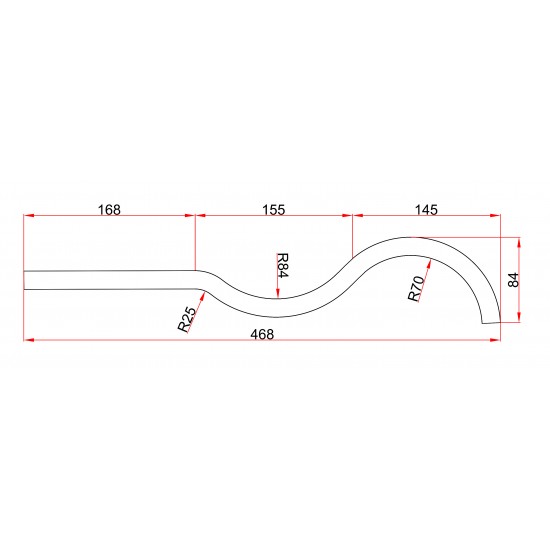 Tirkapsan Curve Product Code 83 Tirkapsan Curve Product Code 83