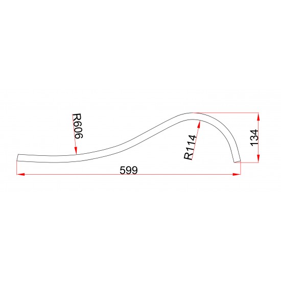 Tirkapsan Curve Product Code 154 Tirkapsan Curve Product Code 154