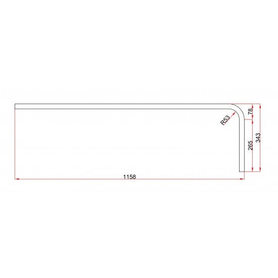 Tirkapsan Curve Product Code 155 Tirkapsan Curve Product Code 155