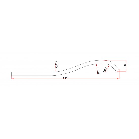 Tirkapsan Curve Product Code 159 Tirkapsan Curve Product Code 159