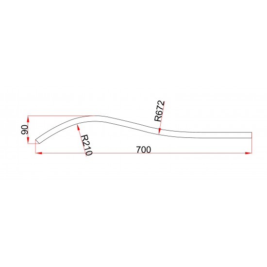 Tirkapsan Curve Product Code 168 Tirkapsan Curve Product Code 168