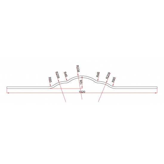 Tirkapsan Curve Product Code 175 Tirkapsan Curve Product Code 175