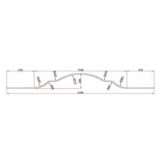 Tirkapsan Curve Product Code 206 Tirkapsan Curve Product Code 206