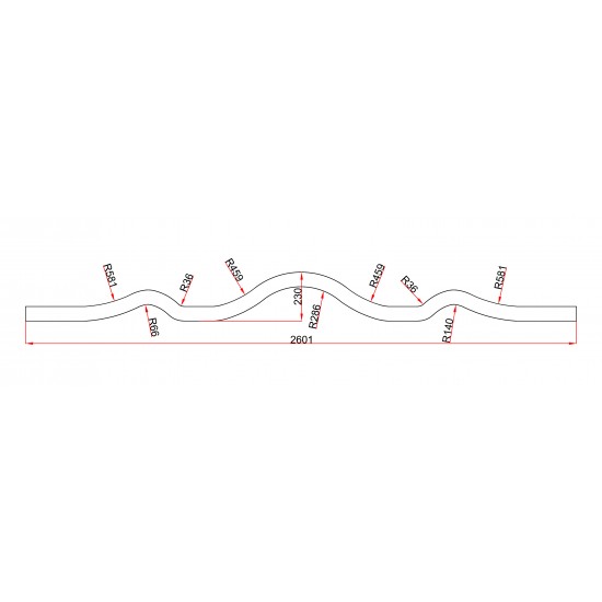 Tirkapsan Curve Product Code 208 Tirkapsan Curve Product Code 208